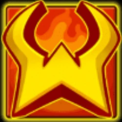 Symbol Wild (dziki) z rogami